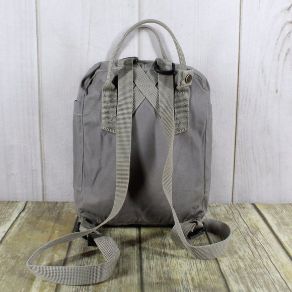 FJALLRAVEN KANLENWaxed Canvas Backpack Bag - Picture 3 of 10